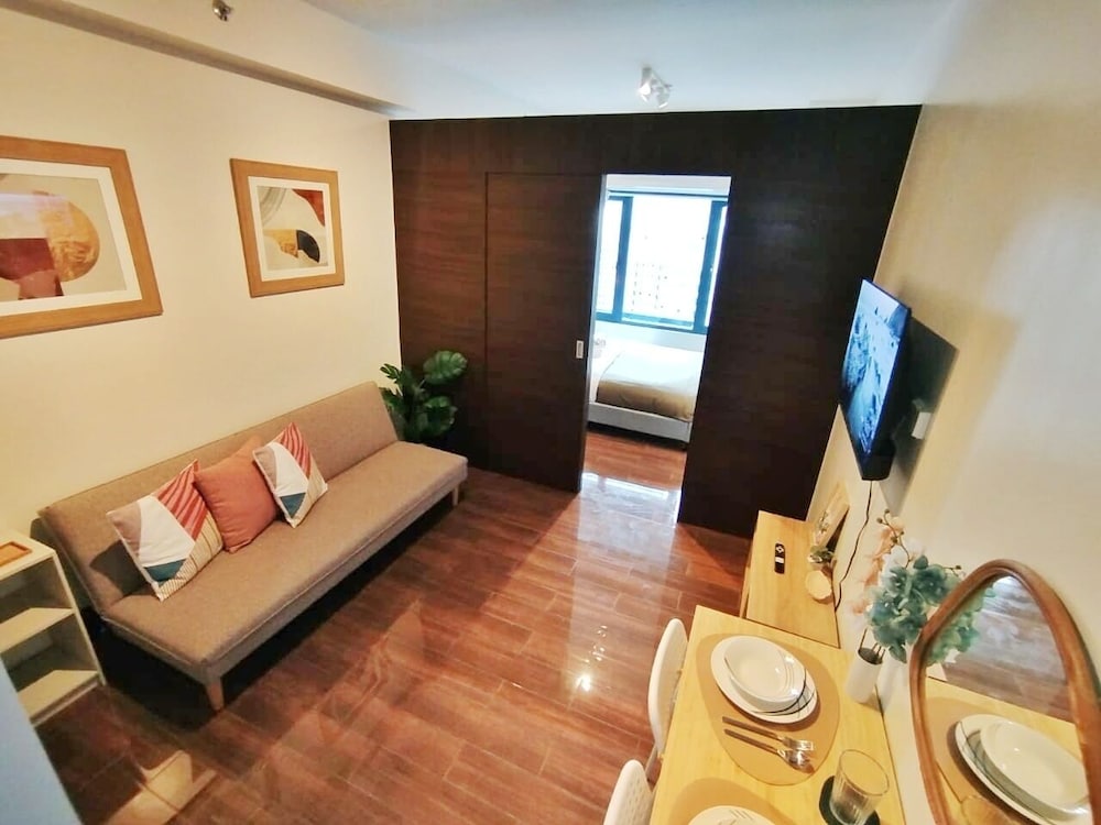 舒适公寓, 厨房, 城市景观