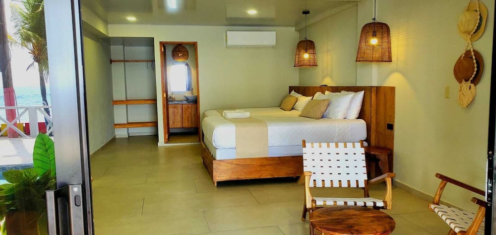 Superior Room, 2 Double Beds, Beach View