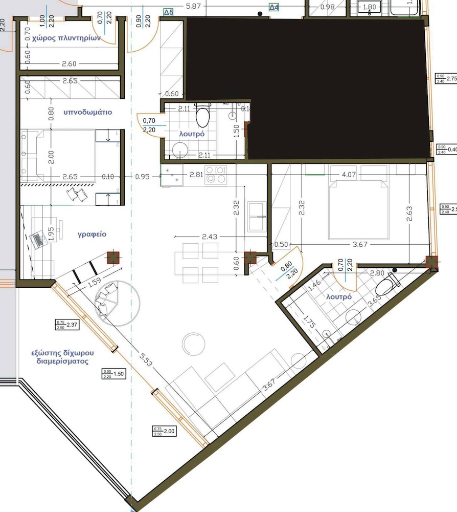 Luxury 80m2 Apartment With Balkony Downtown, Billede 35