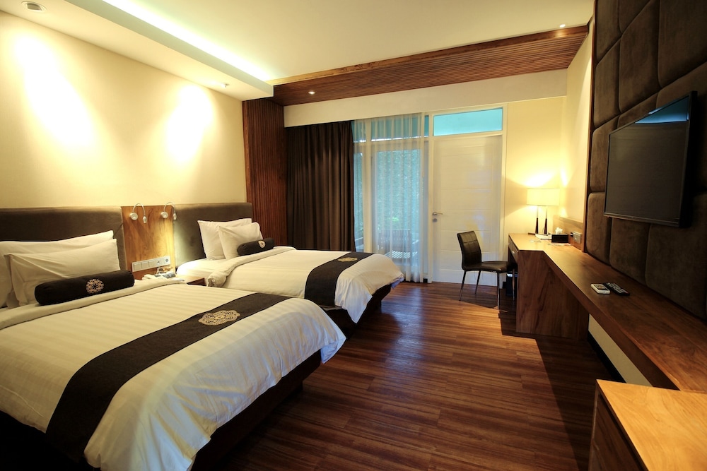Deluxe Cottage, 2 Twin Beds, Garden View
