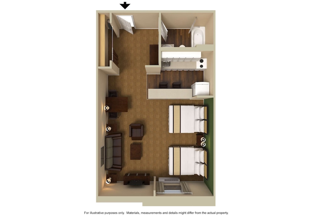 Deluxe Studio, Multiple Beds, Non Smoking photo 3