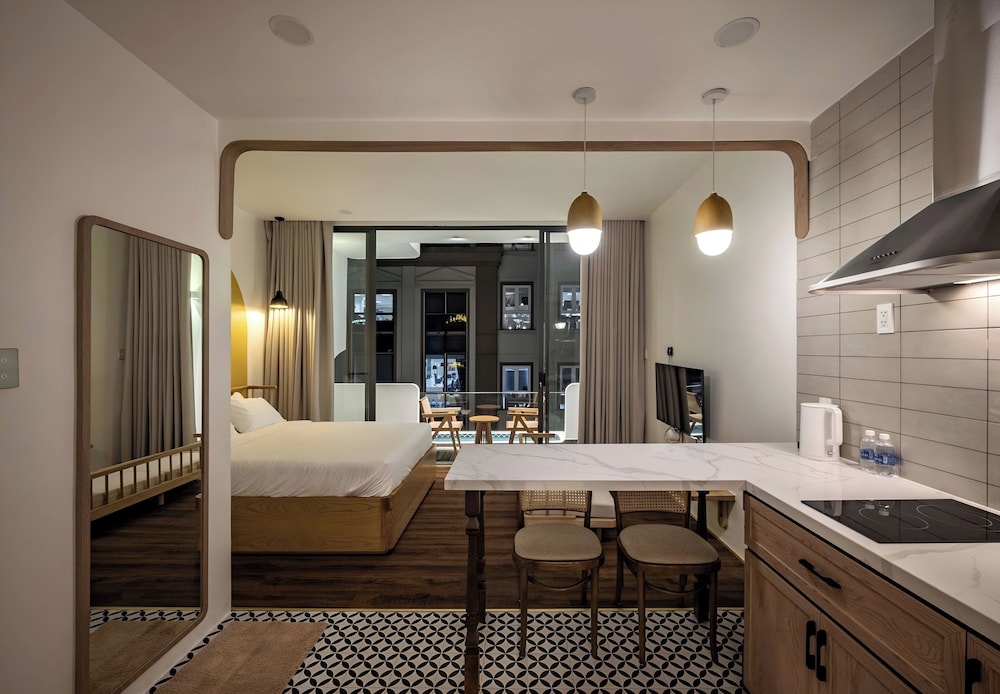 Deluxe Apartment, 1 Bedroom, Kitchen