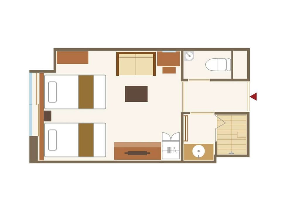Shikishimakan, Twin Room with Shower - Photo 9