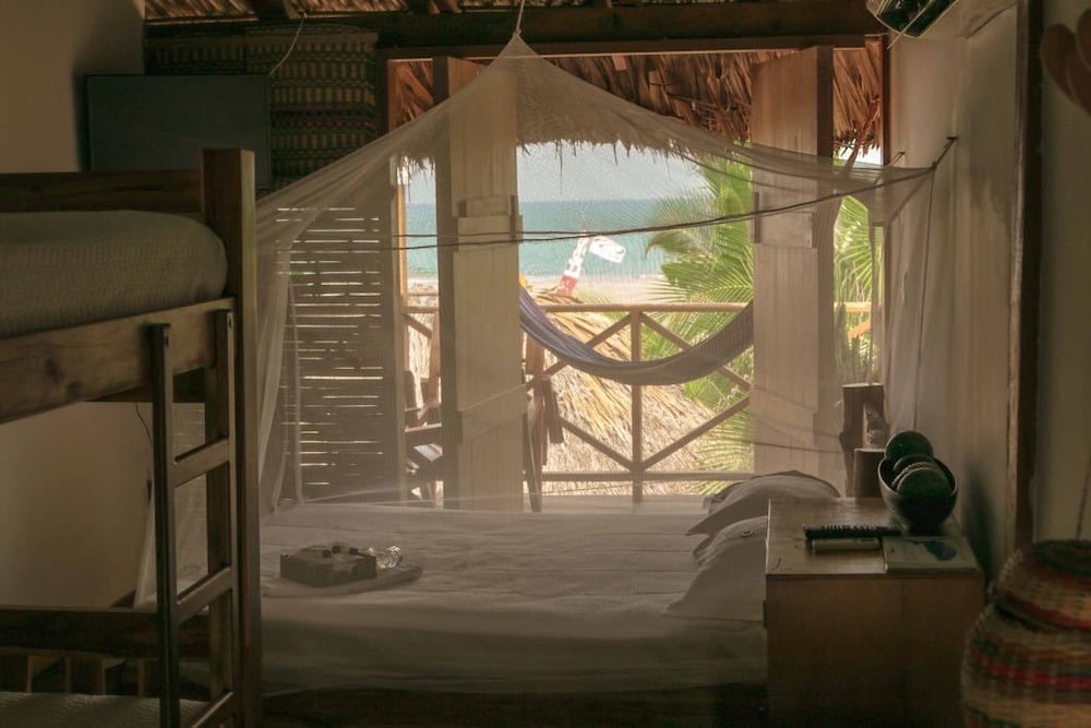 Family Quadruple Room, Multiple Beds, Balcony, Beach View photo 2