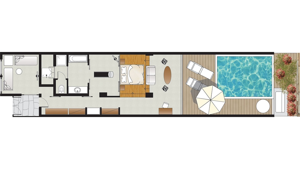 Junior Suite waterfront, Gym & Private Pool thumbnail 6