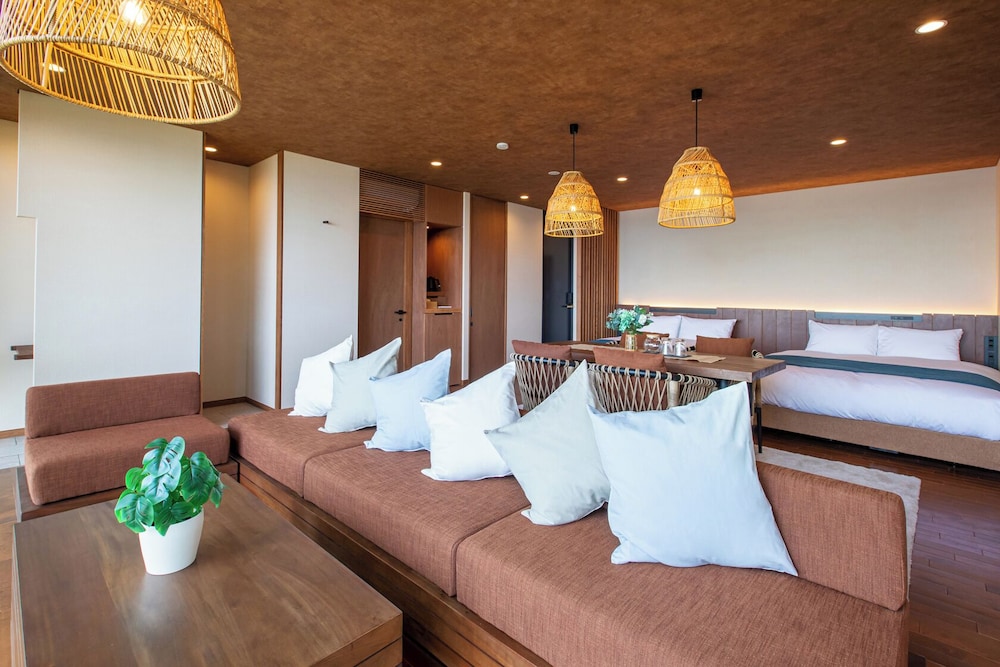 Premium Twin with Open-Air Bath and Sea View, Non Smoking