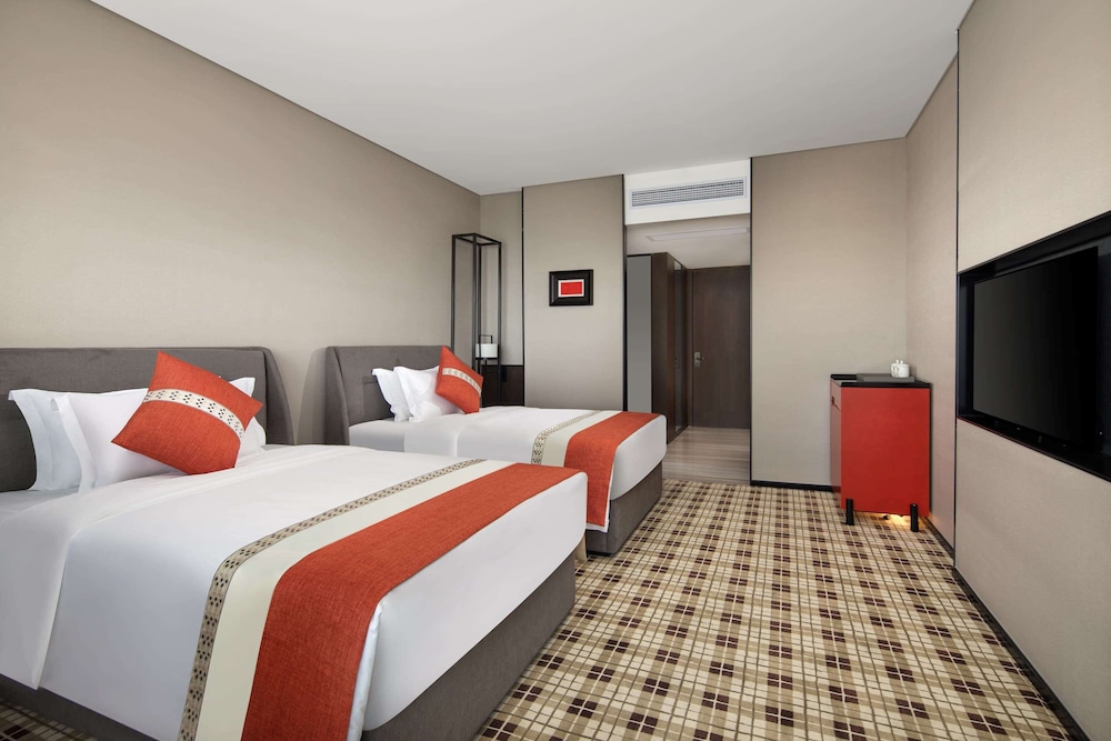 Business Room, 2 Double Beds, Non Smoking