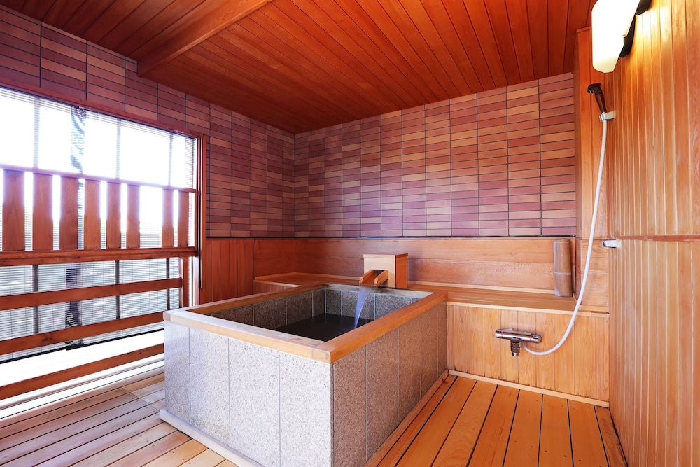 Modern Japanese style twin room with open-air bath, Non Smoking