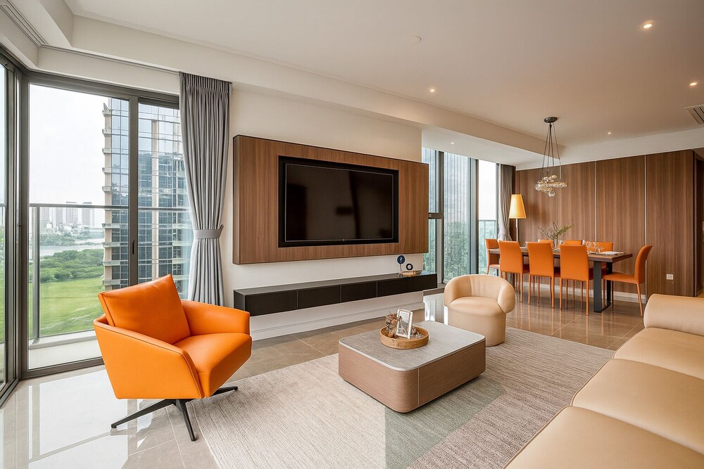 Premium Apartment, 3 Bedrooms, Balcony, City View photo 3