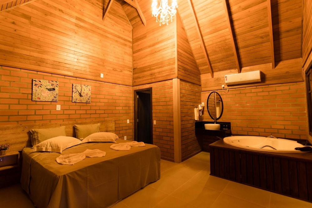 Luxury Cabin, 1 Bedroom, Garden View