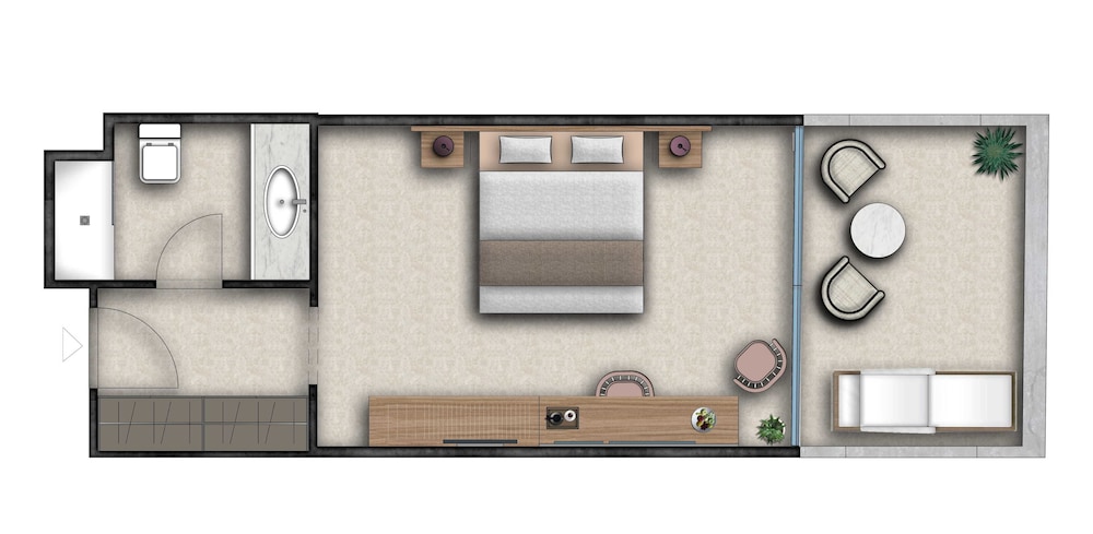 Economy Double or Twin Room, Garden View photo 2