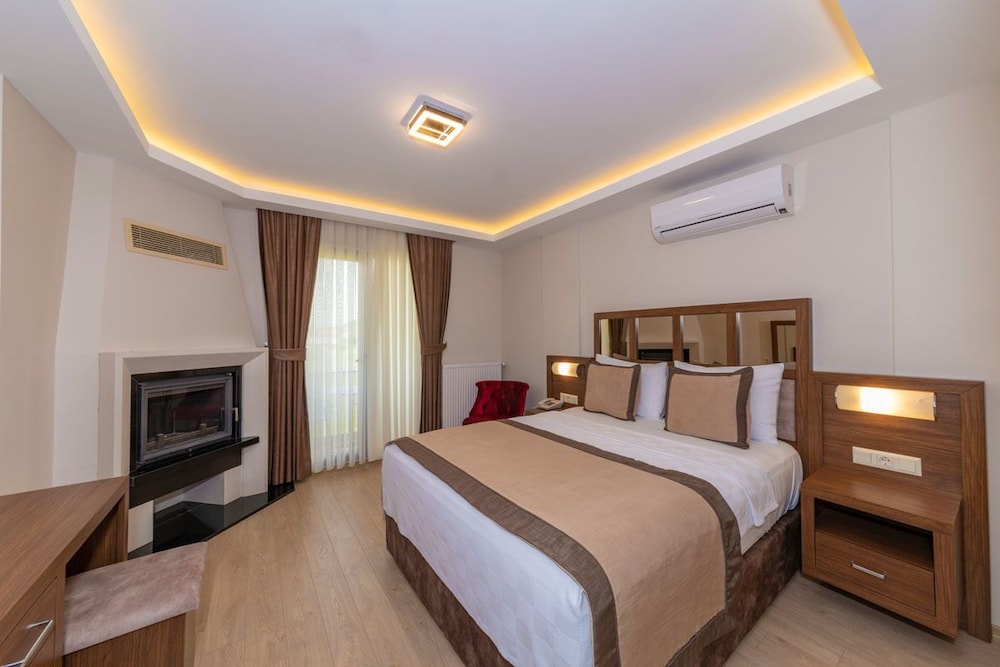 Deluxe Room, Fireplace photo 1