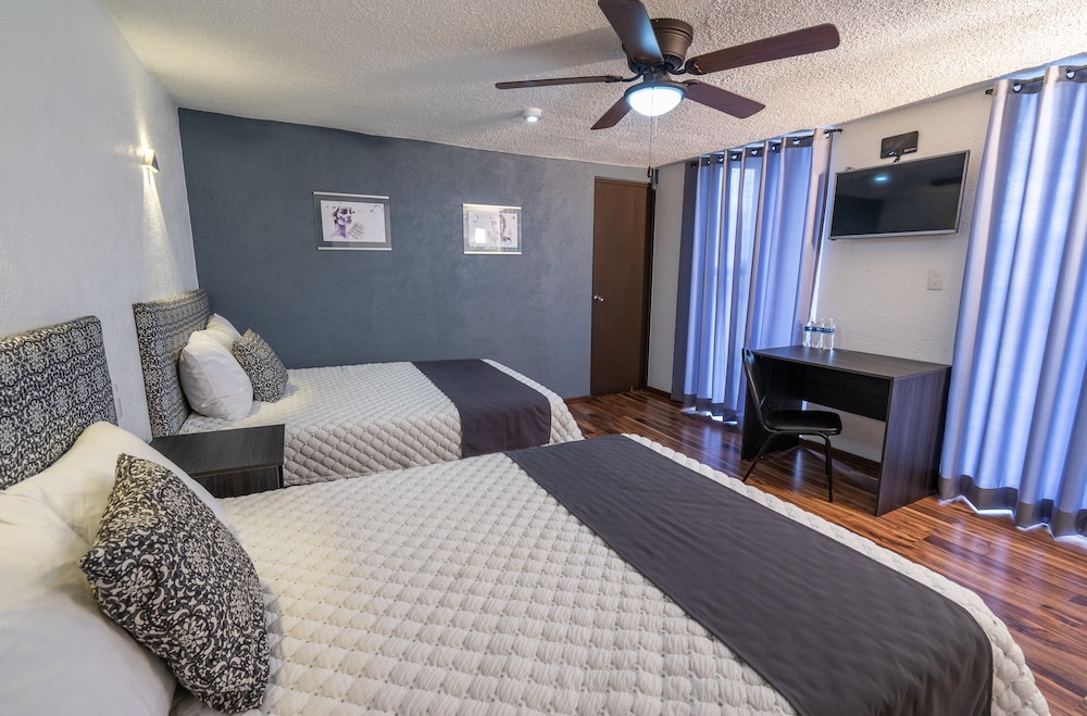 Economy Single Room, 2 Double Beds