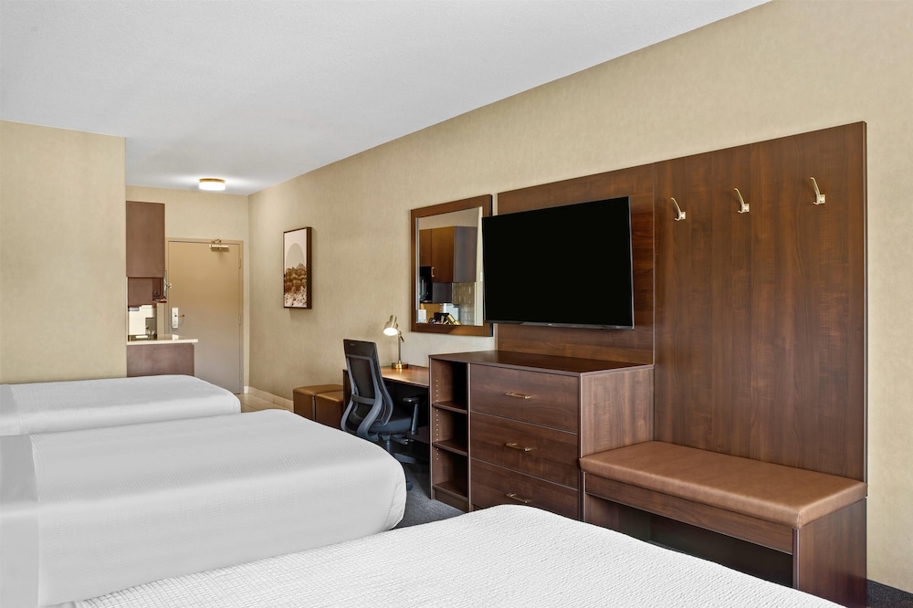 Deluxe Room, Multiple Beds, Refrigerator & Microwave photo 1