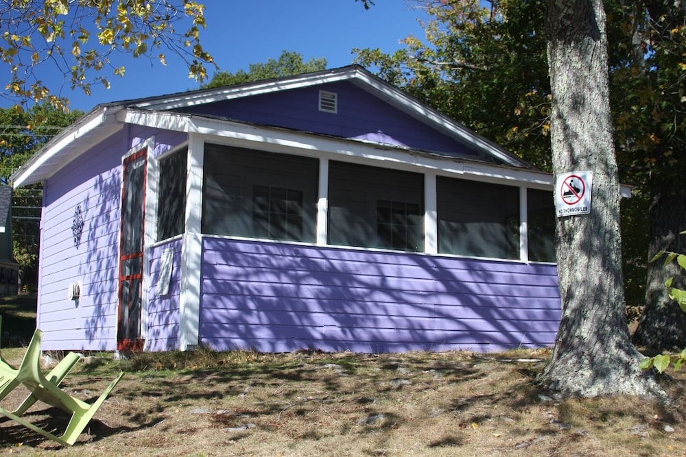 Lakefront Purple Cottage