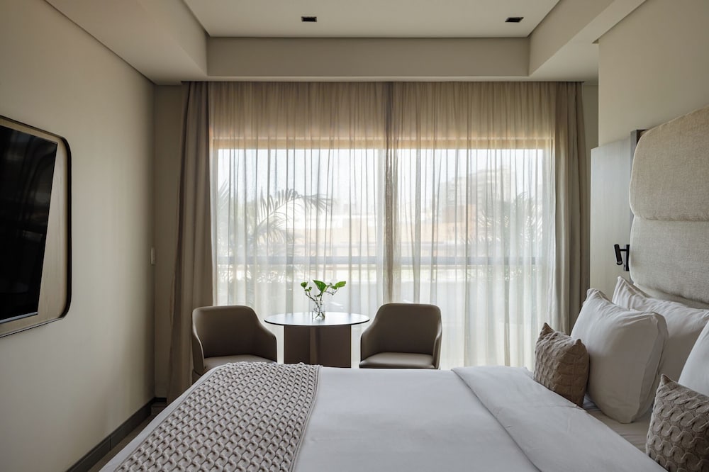 Deluxe Double Room, 1 King Bed, Patio, Sea View