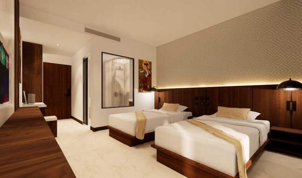 Superior Twin Room, Balcony, Pool View