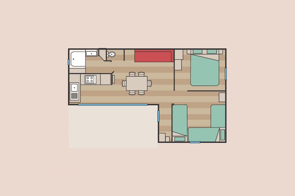 Chalet, 2 Bedrooms (Fabre) photo 3