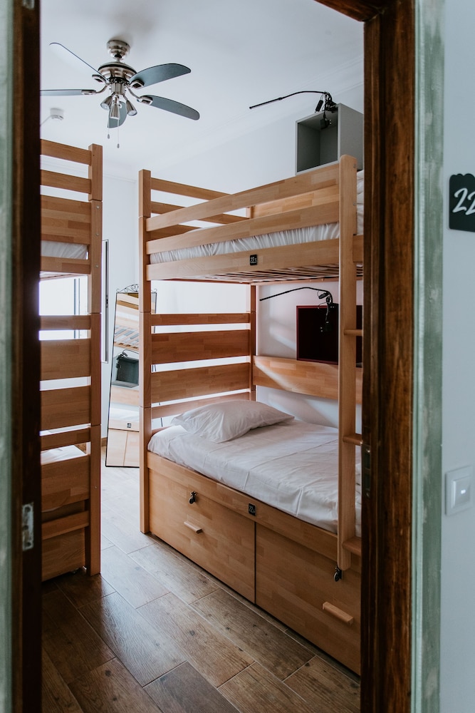 Bed in Female Dormitory, Shared Bathroom