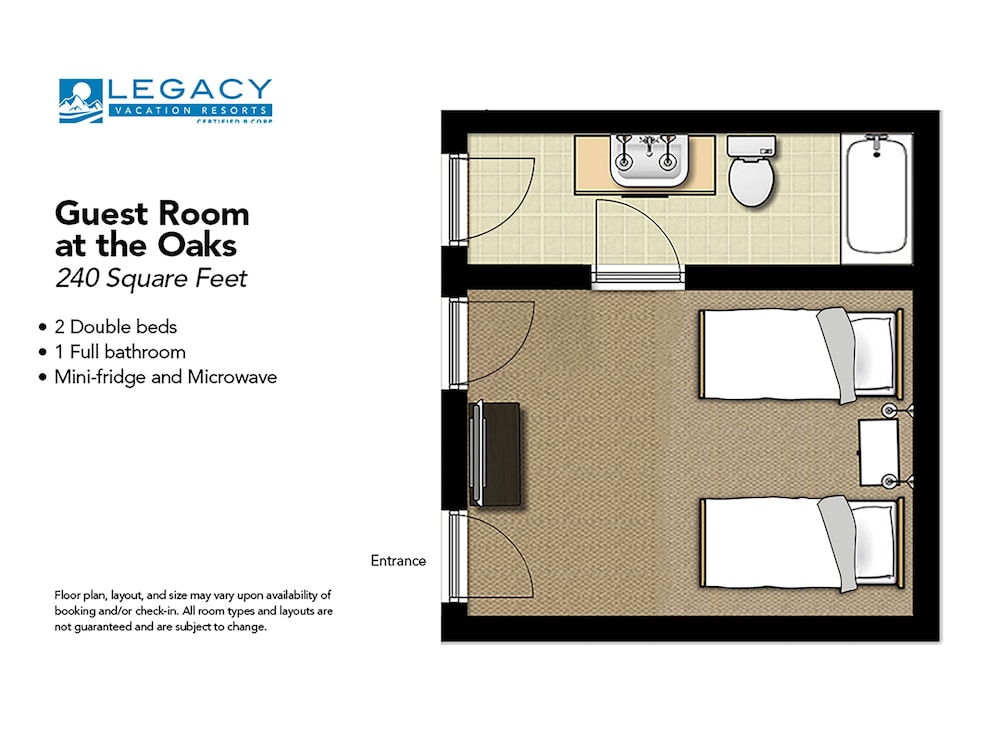 Standard Room, 2 Double Beds (Guest Room at the Oaks) - Photo 6