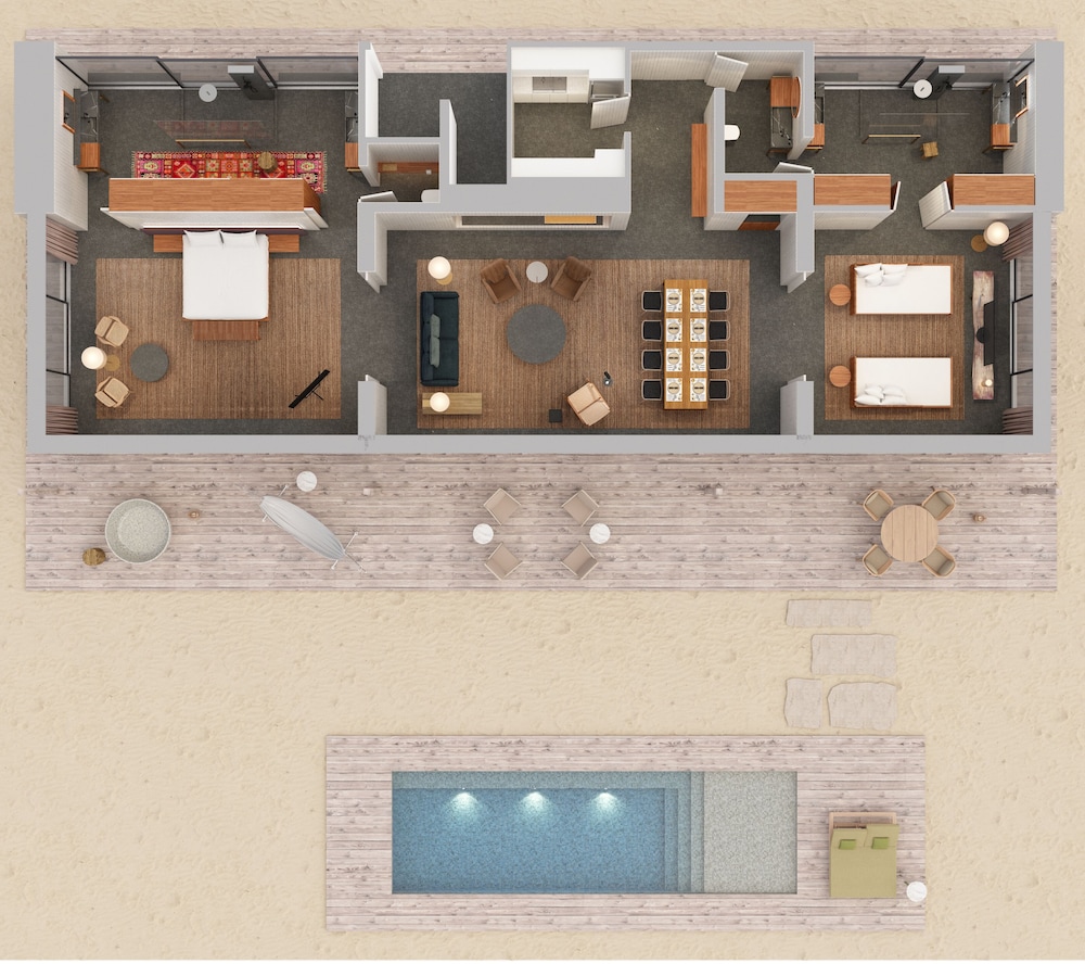 Villa, Multiple Beds (Sunset Beach Pool Villa)