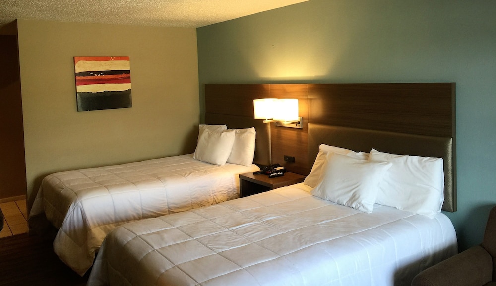 Room, 2 Double Beds, Smoking (Downstairs)
