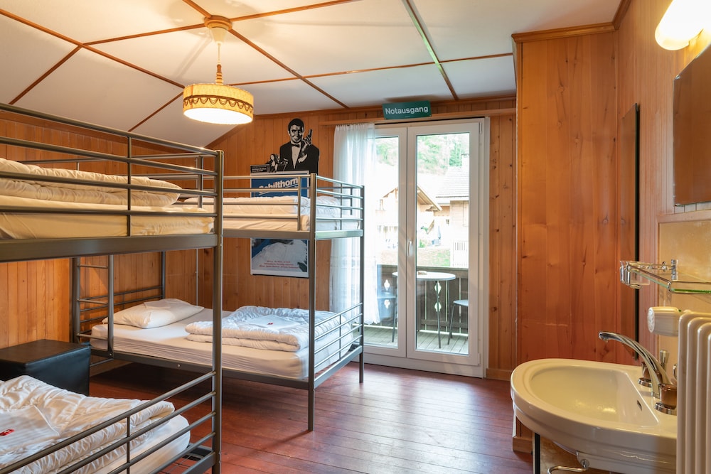 Basic Quadruple Room, Multiple Beds, Shared Bathroom, Mountain View photo 2