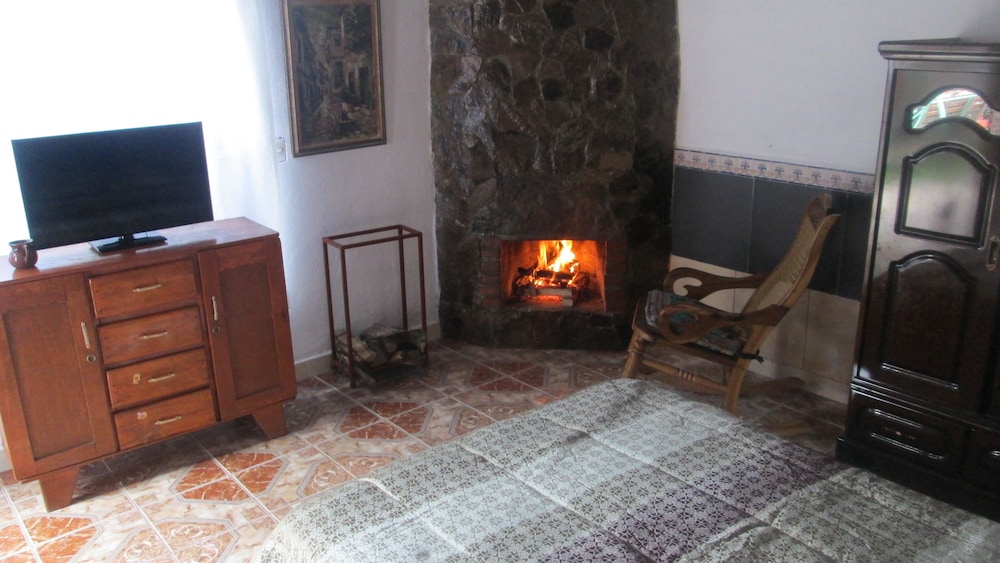 Senior Double Room, Accessible, Fireplace