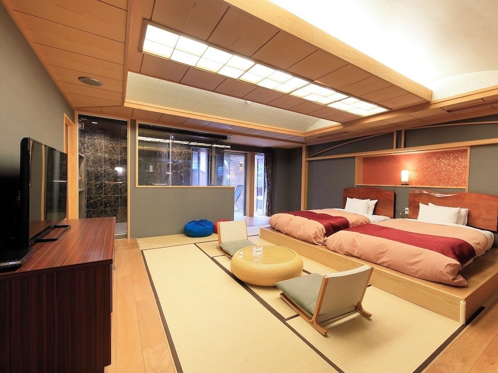Luxury Quadruple Room, Private Open-Air Bath and Sauna - Non-Smoking (Main Building, Adults Only)