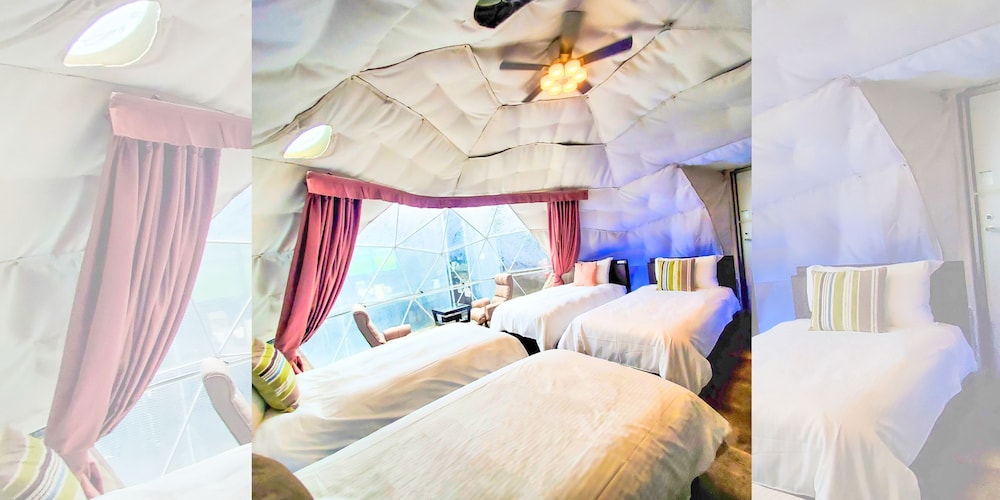 Glamping (with open-air bath)