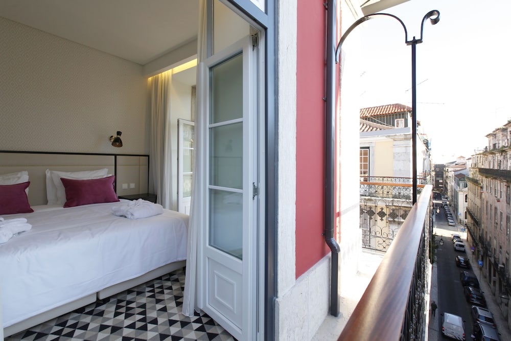 Double or Twin Room, Balcony (Street View)