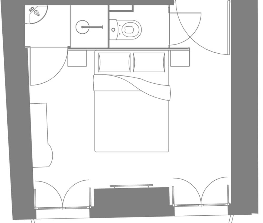 Comfort Double Room, 1 Double Bed, Non Smoking, City View photo 3