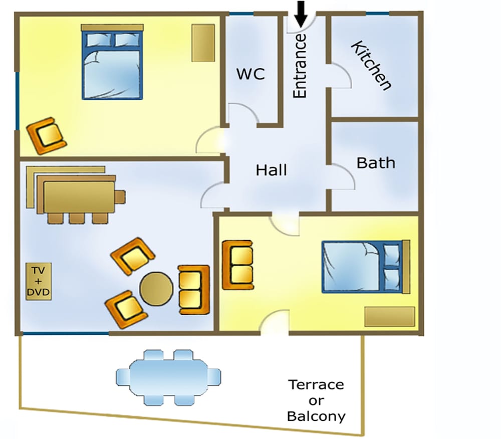 Classic Apartment, 3 Bedrooms (4-6) photo 2