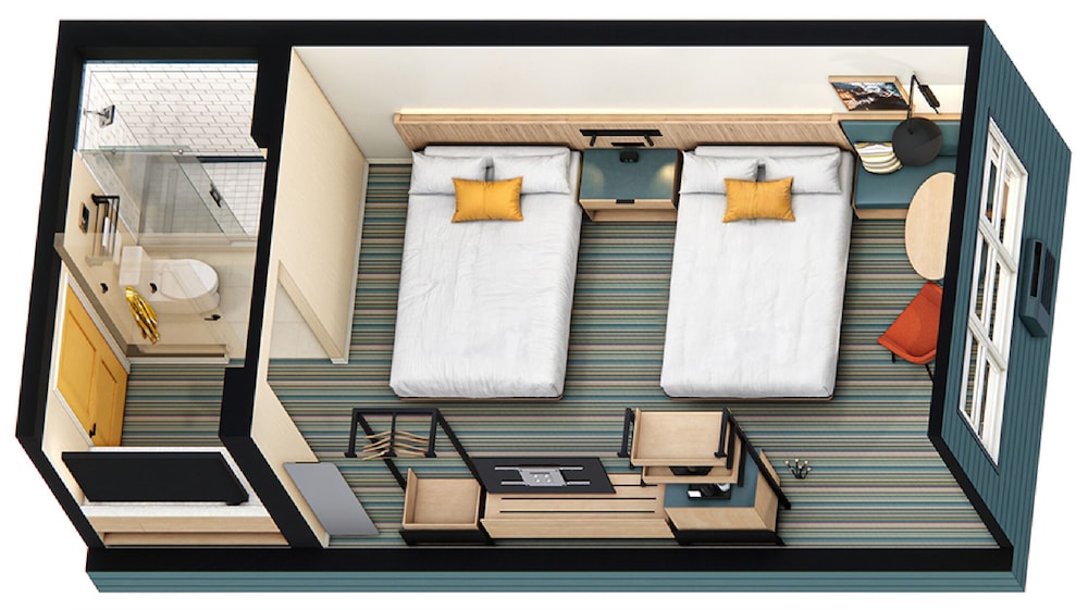 City View Room,  2 Double Beds, No Balcony photo 2
