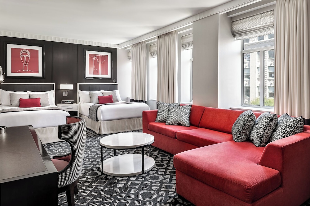 Luxury Double Room, Multiple Beds, City View