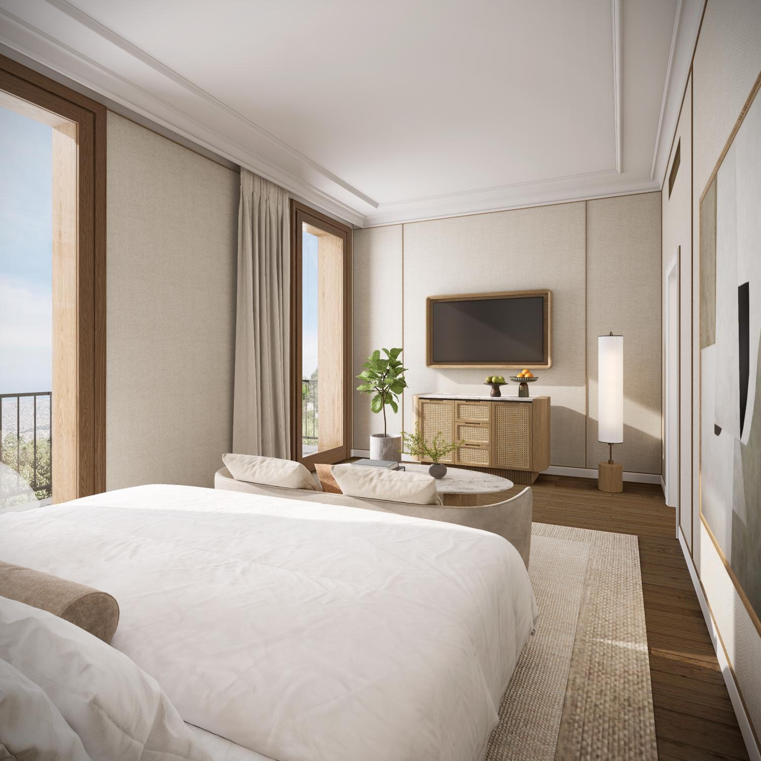 Deluxe Double or Twin Room with Sea View
