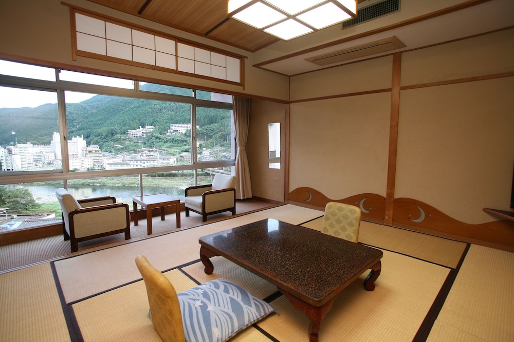 Japanese Style Room,10 Tatami Mats,with Half board (Hida Beef Set Dinner) photo 2