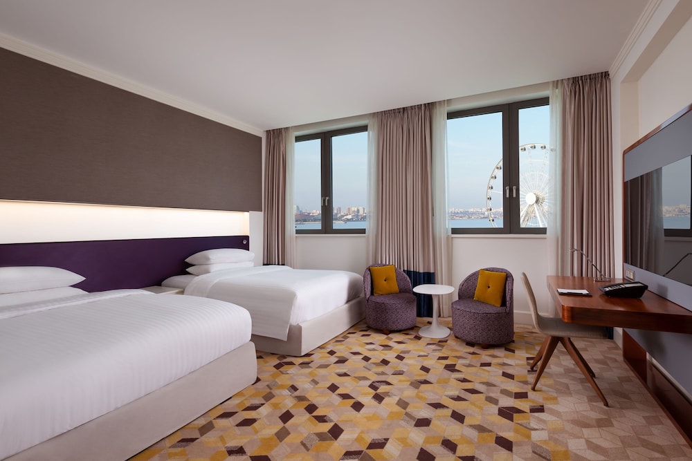 Deluxe Room, 2 Queen Beds, Smoking, Sea View photo 1