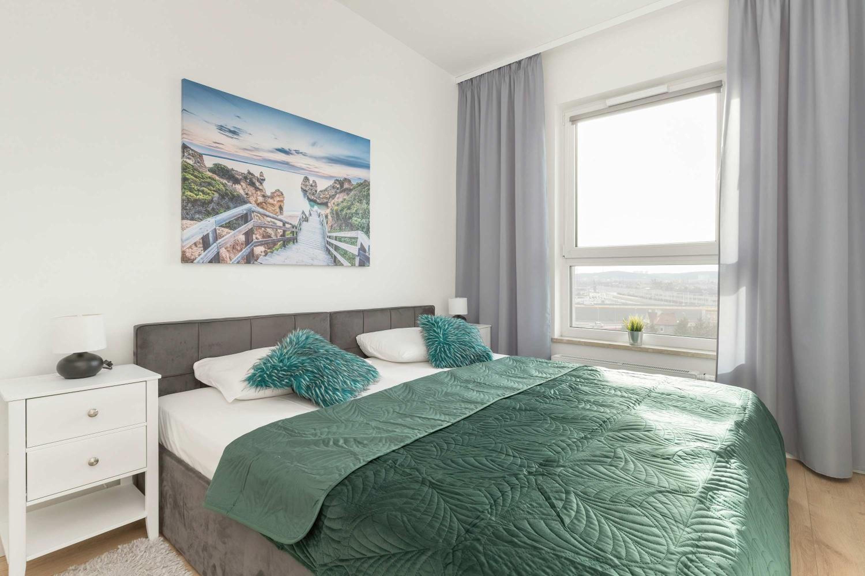 Two-Bedroom Apartment with Balcony