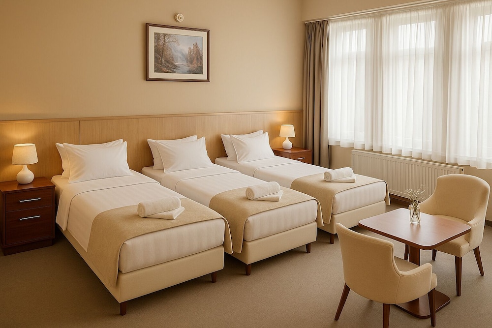 Comfort Triple Room, Courtyard View