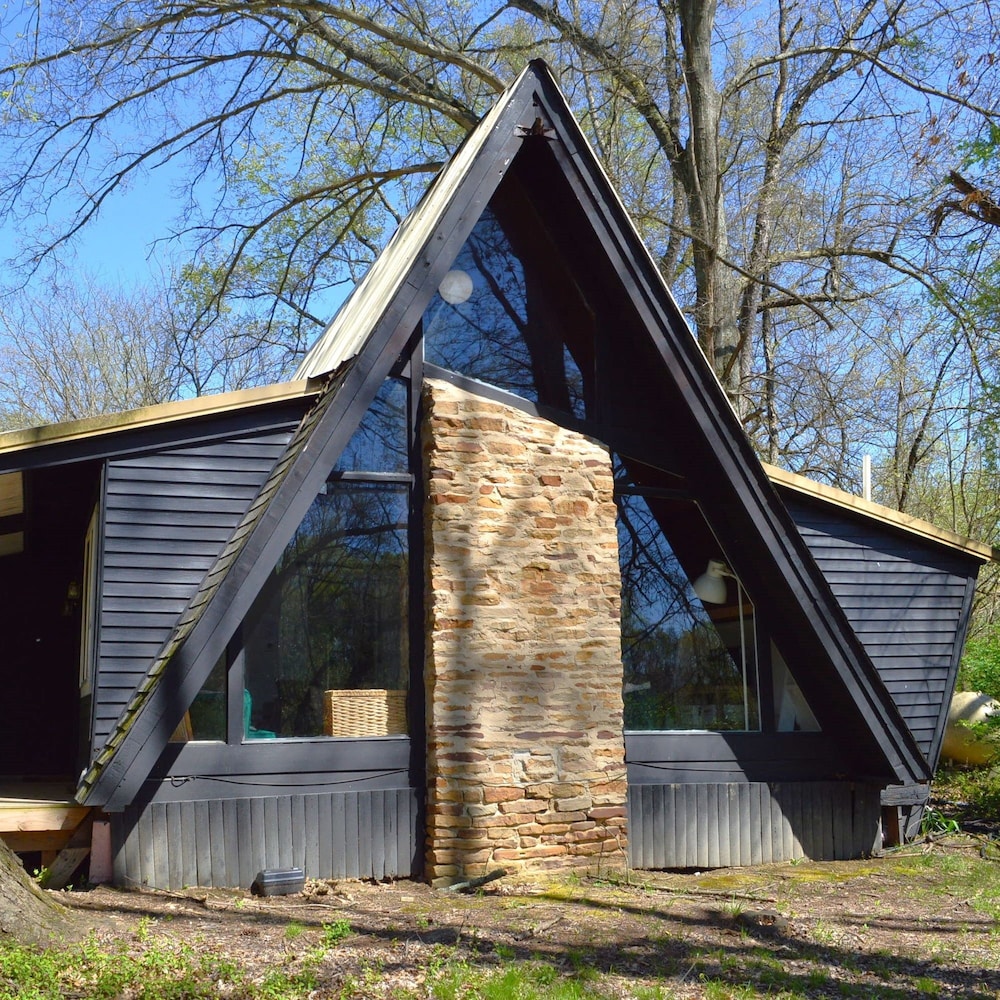 Lake View Hot Tub Modern A-frame, Billede 41