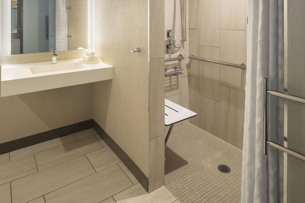 Room, 1 King Bed (Mobility & Hearing, Roll-in Shower)