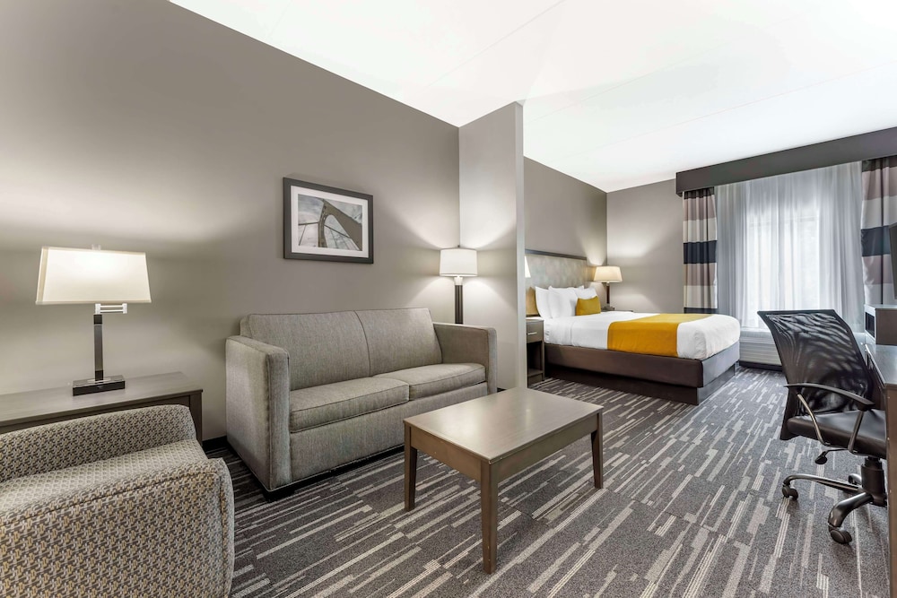 Suite, 1 King Bed, Non Smoking, Refrigerator & Microwave (Shower Only) photo 2