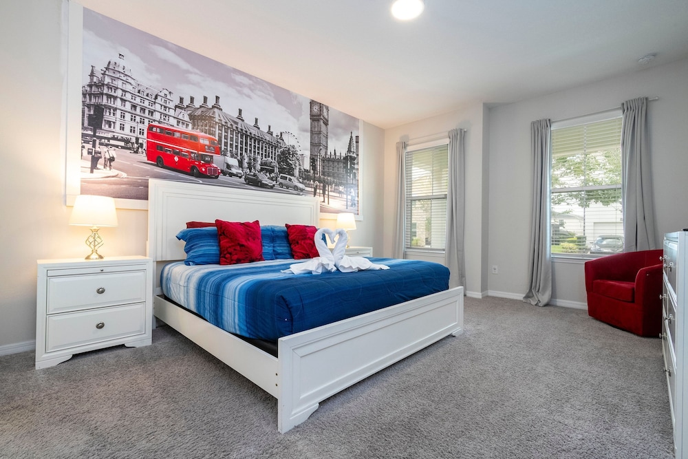 5BR Modern Luxury Disney Villa With Game Room Pool Spa, Billede 47