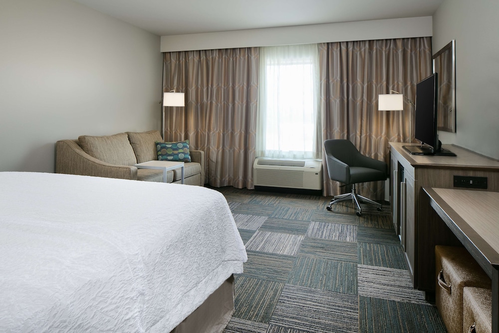 Room, 1 King Bed with Sofa bed, Refrigerator & Microwave