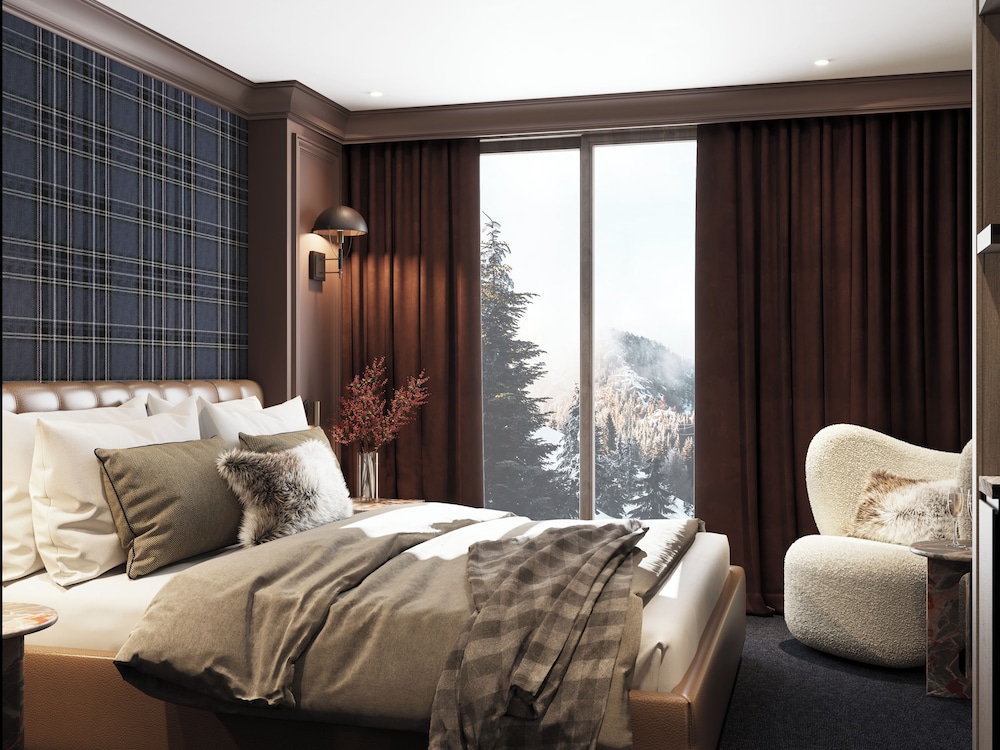 Deluxe Room, 1 King Bed, Mountain View