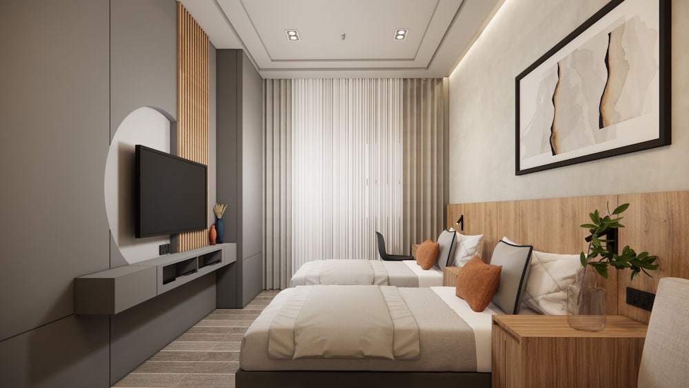 Deluxe Double Room, Balcony, City View