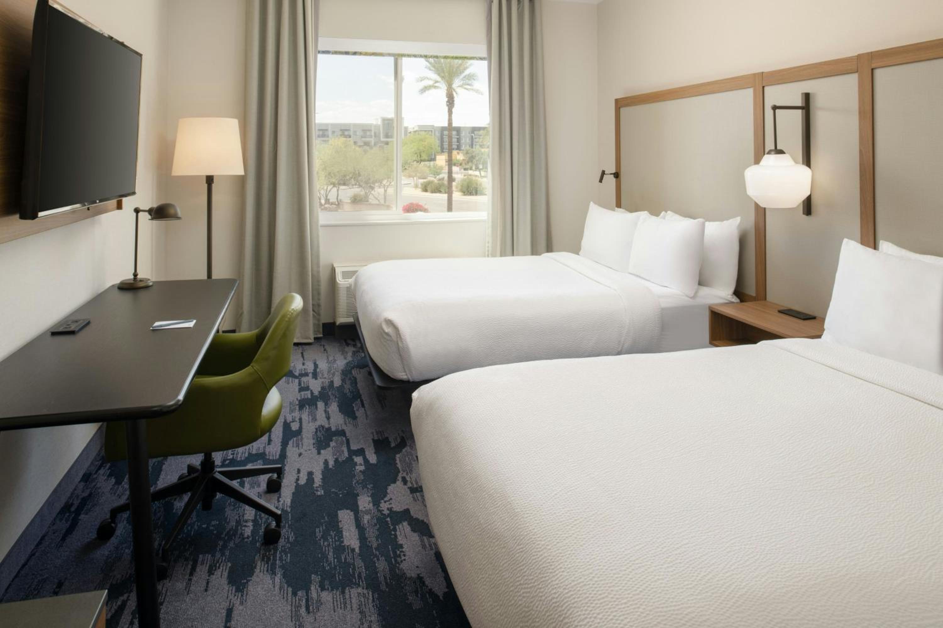 Standard Room with Two Queen Beds, Sofa Bed and Roll-In Shower - Mobility and Hearing Accessible photo 1