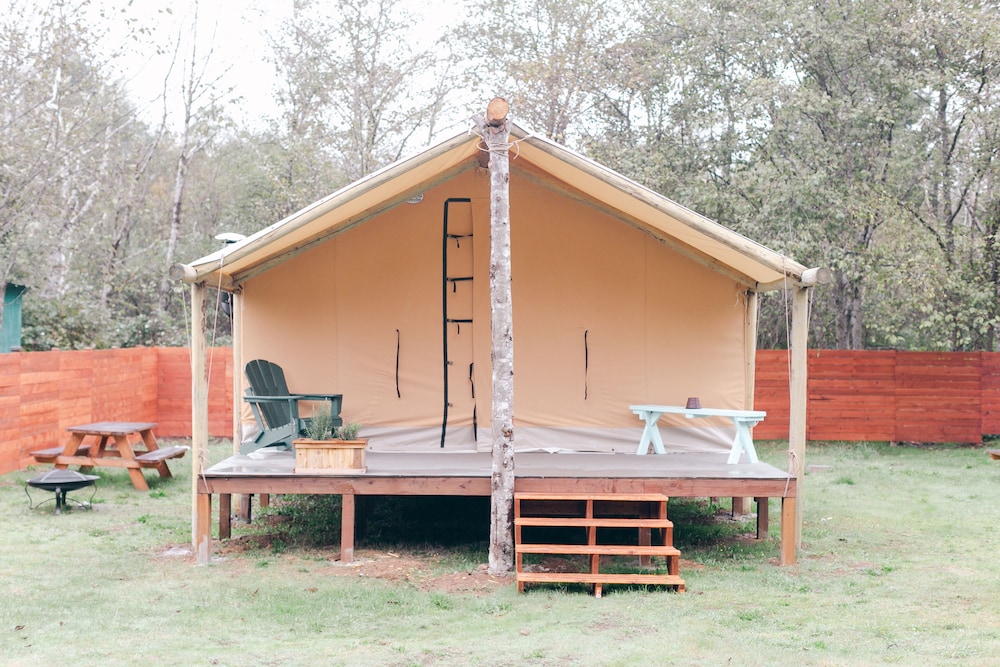 Family Tent, 1 King Bed with Sofa bed, Patio