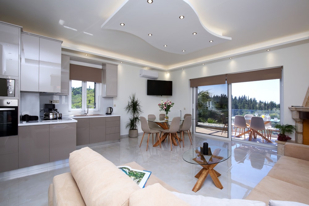Family Villa, 3 Bedrooms, Private Pool, Sea View (Thanasis) photo 2